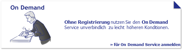 CompanyWash Anmeldung On Demand